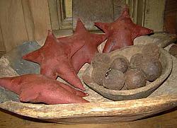 BF130 Grungy Cran Fabric Star