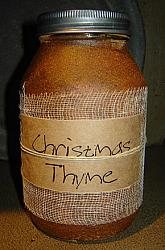 CA184 32 oz. Christmas Thyme Jar Candle