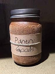 CA186 16 oz. Pantry Goods Jar Candle