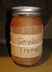 CA195 16 oz. Simpler Thyme Jar Candle