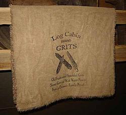 CL123 Log Cabin Grits Towel