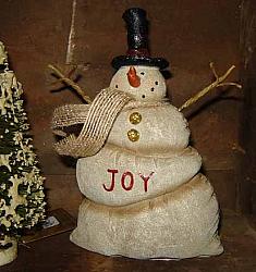 CT439 Snowman Figurine With Top Hat