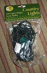 CT441 100ct. Teeny Bulb Green Cord String Lights