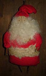 CT469 Red Flannel Santa With Twig Legs & Arms