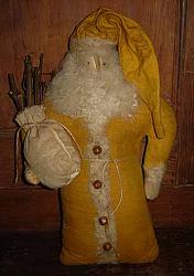 CT471 Mustard Santa With Bag