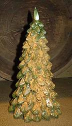 Ct542 Medium Timer Glow Flame Wax Christmas Tree