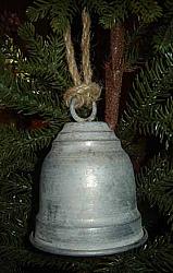CTORN41 Galvanized Isabel Bell Ornament