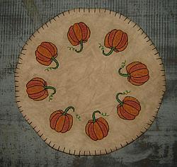 FH221 Pumpkin 10" Table Mat