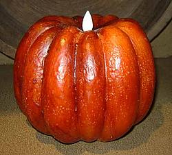 FH287 Moving Flame Timer Medium Orange Pumpkin