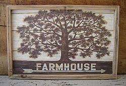 FSE107 Farmhouse Tree Wall Print