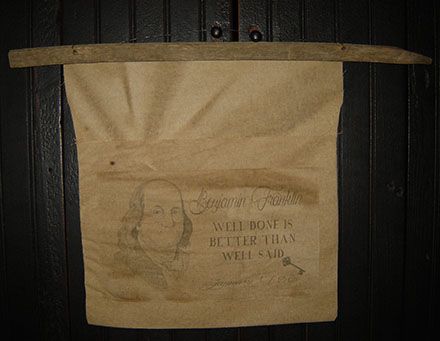 MO229 Benjamin Franklin Pocket Bag