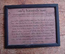 PS207 Early Homemade Soap Print