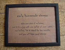 PS208 Early Homemade Vinegar Print