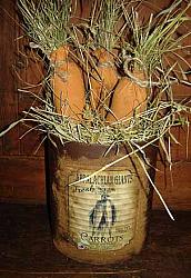 SP153 Appalachian Giant Carrots in Tin Can