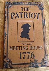 TS116 Patriot Meeting House & Tavern Sign