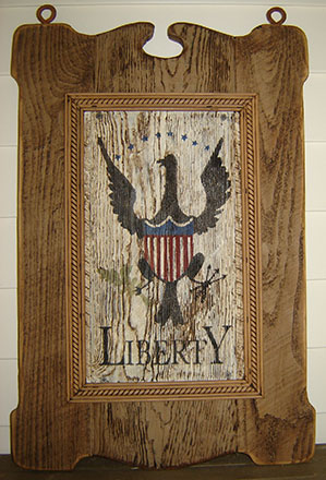 TVLIB16X24 Tavern Sign With Liberty Eagle Insert
