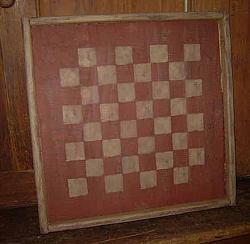 WO332 Barn Red Checkerboard