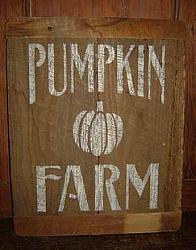 WS180 Pumpkin Farm Sign