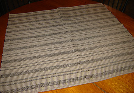 WV233 Rag Rug Pattern Table Square