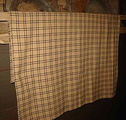 WV309 Black & Tan Grid #7 Pattern Table Cover/Throw